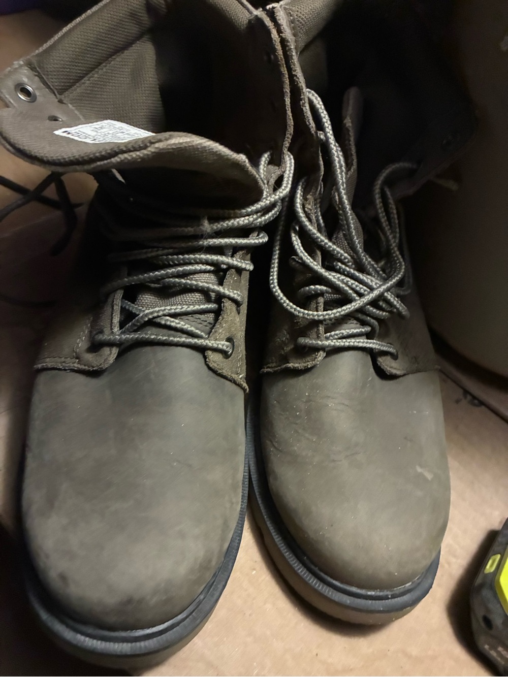Sorel boots Men's Olive Brown Lace-Up Boots